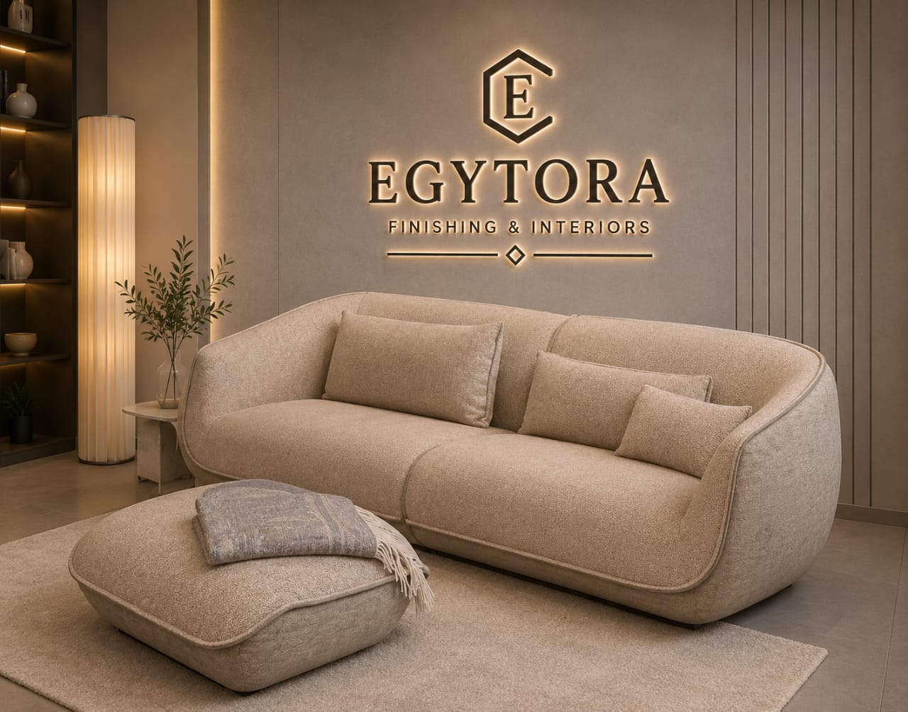 Sofa and ottoman