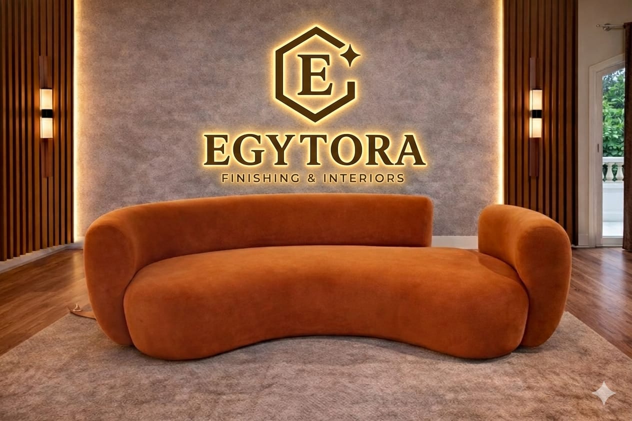 Curved sofa
