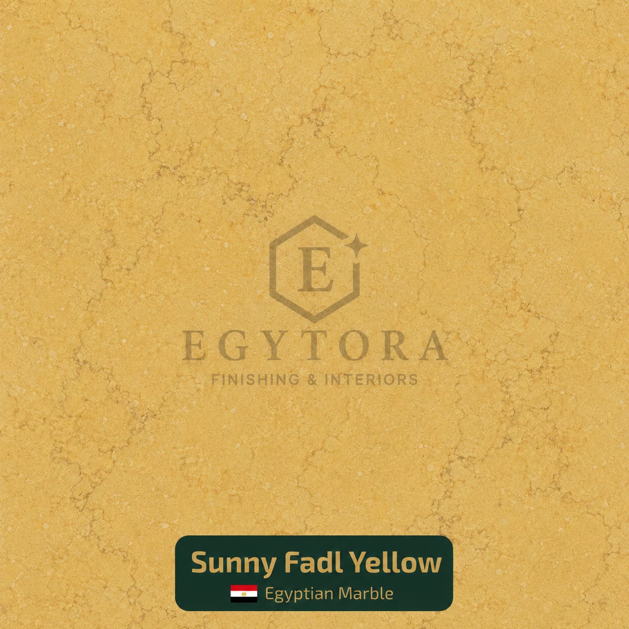 Sunny Fadl Yellow Marble