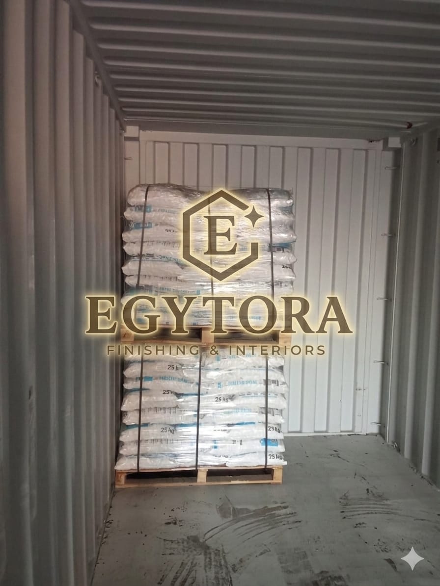 Palletized pallet in container
