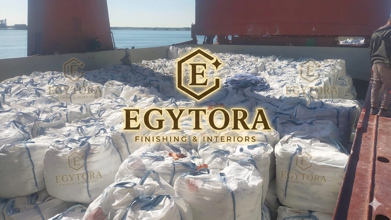 Jumbo bags loading at port