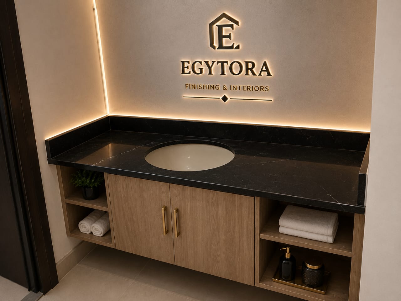 Granite vanity top