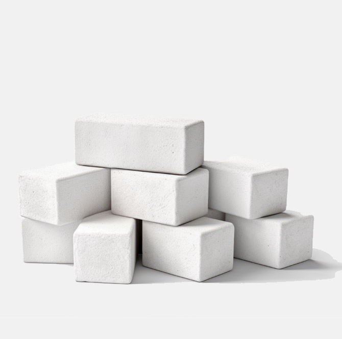 Water softener block salt